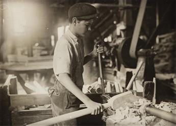 LEWIS W. HINE (1874-1940) A group of 9 images depicting young workers across America during the Second Industrial Revolution.